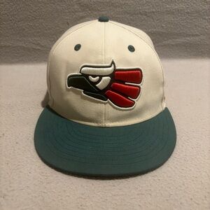 Rings & Crwns Mexico Eagle Logo Adjustable Snapback Flat Bill Cap Hat Collector